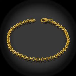 18ct Gold Bonded Belcher Bracelet