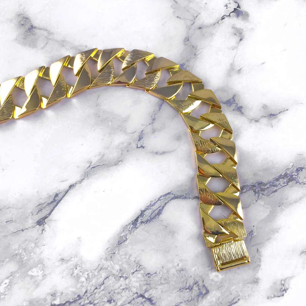 18ct Gold Bonded Large 26 Inch Chaps Chain - JV Jewellers & Pawnbrokers