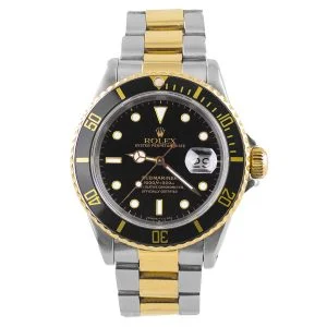 Rolex Bi – Metalowy zegarek Submariner.