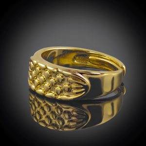 18ct Gold Bonded Child's Keeper Ring.